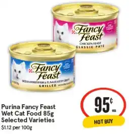 IGA Purina Fancy Feast Wet Cat Food offer