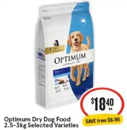 IGA Optimum Dry Dog Food offer