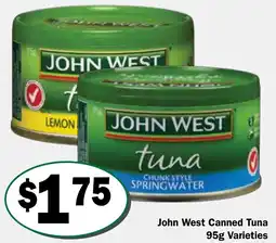 Friendly Grocer John West Canned Tuna offer