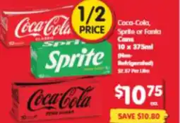 Spar Coca-Cola, Sprite or Fanta Cans offer