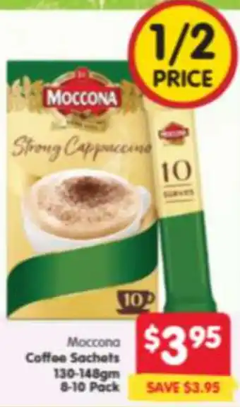 Spar Moccona Coffee Sachets offer