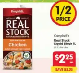 Spar Campbell's Real Stock Liquid Stock offer