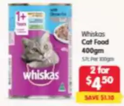 Spar Whiskas Cat Food offer