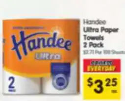 Spar Handee Ultra Paper Towels offer