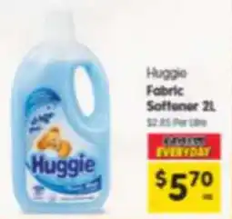 Spar Huggie Fabric Softener offer
