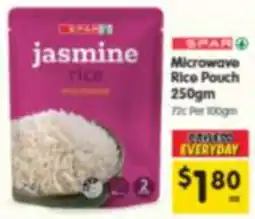 Spar Microwave Rice Pouch offer