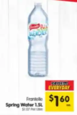 Spar Spring Water offer