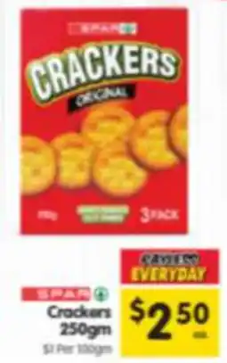 Spar Crackers offer