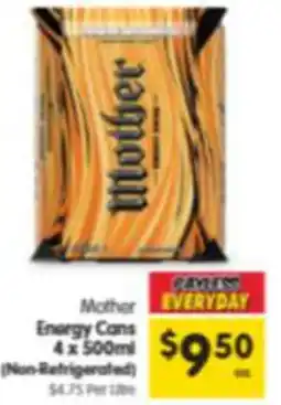 Spar Mother Energy Cans offer