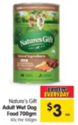 Spar Natures Gift Adult Wet Dog Food offer