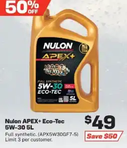 Repco Nulon APEX+ Eco-Tec offer