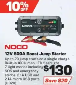 Repco NOCO 12V 500A Boost Jump Starter offer