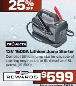 Repco 12V 1500A Lithium Jump Starter offer