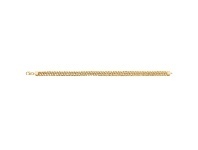 Bevilles Jewellery 9ct Yellow Gold Triple Row Fancy Bracelet. offer