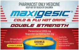 Soul Pattinson Chemist Maxigesic Cold & Flu Hot Drink Double Strength offer