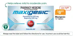 Soul Pattinson Chemist Maxigesic offer