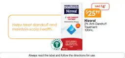 Soul Pattinson Chemist Nizoral 2% Anti Dandruff Treatment offer