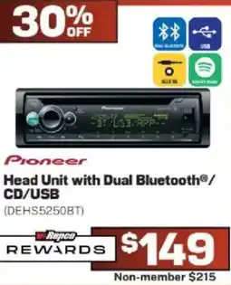 Repco Head unit with dual bluetooth cd/usb offer