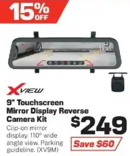 Repco 9 Touchscreen Mirror Display Reverse Camera Kit offer