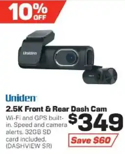 Repco 2.5K Front & Rear Dash Cam offer