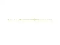 Bevilles Jewellery 9ct Yellow Gold Cross and Puff Heart Bracelet offer