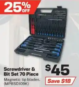 Repco Screwdriver & Bit Set offer