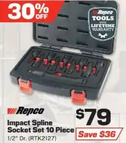 Repco Impact Spline Socket Set offer