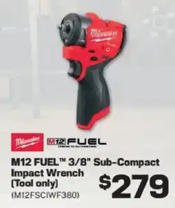 Repco M12 fuel 3/8 sub compact impact wrench tool only offer
