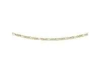 Bevilles Jewellery 9ct Yellow Silver Infused 45cm Necklace offer