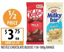 Supabarn Nestle chocolate blocks range offer