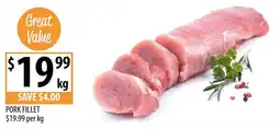 Supabarn Pork fillet offer