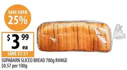 Supabarn Supabarn sliced bread range offer