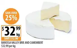 Supabarn Barossa valley brie and camembert offer