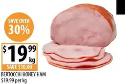 Supabarn Bertocchi honey ham offer