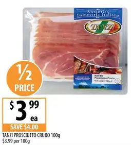 Supabarn Tanzi prosciutto crudo offer