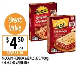 Supabarn Mccain redbox meals offer