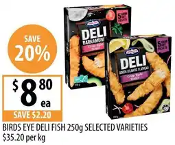 Supabarn Birds eye deli fish offer