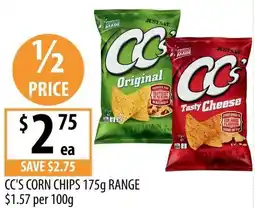Supabarn Ccs corn chips range offer