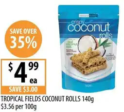 Supabarn Tropical fields coconut rolls offer