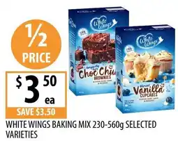 Supabarn White wings baking mix offer
