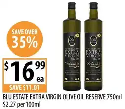 Supabarn Blu estate extra virgin olive oil reserve offer