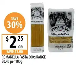 Supabarn Romanella pasta range offer