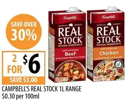 Supabarn Campbells real stock range offer