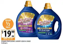 Supabarn Dynamo professional laundry liquid range offer