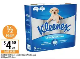 Supabarn Kleenex complete clean toilet paper offer