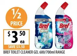 Supabarn Bref toilet cleaner gel range offer