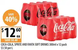 Supabarn Coca cola sprite and fanta soft drinks offer