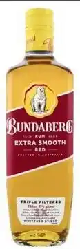 Supabarn Bundaberg extra smooth red rum offer