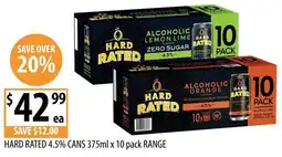 Supabarn Hard rated 4.5% cans range offer