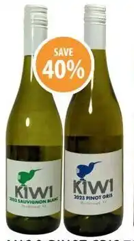 Supabarn K1w1 sauvignon blanc & pinot gris range offer